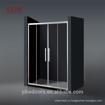 Шарнирная душевая раздвижная дверь алюминиевый профиль